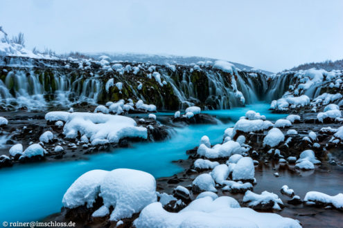 Kurz vor der Dunkelheit am Bruarfoss