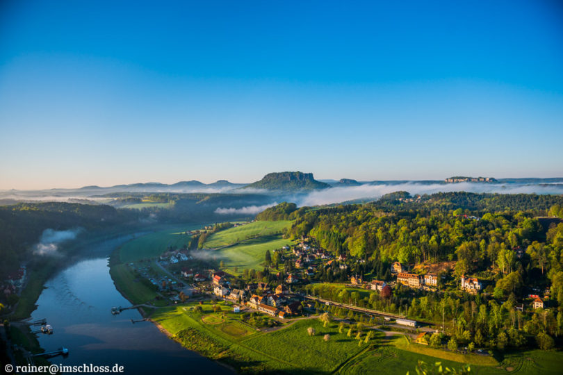 Elbtal am Morgen