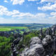 Panorama von der Schrammsteinaussicht