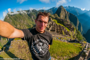 Sonnenschein über Machu Picchu, Peru