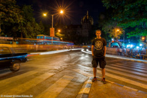 Auf den Straßen von Mumbai, Indien