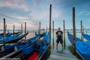 Vor Sonnenaufgang ruht Venedig noch beschaulich